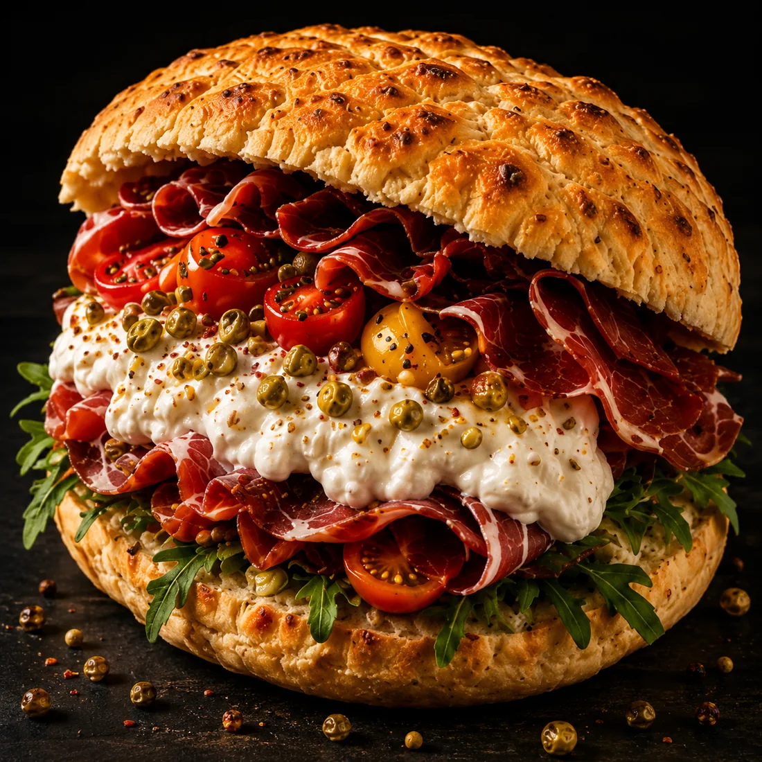 Puccia artigianale farcita